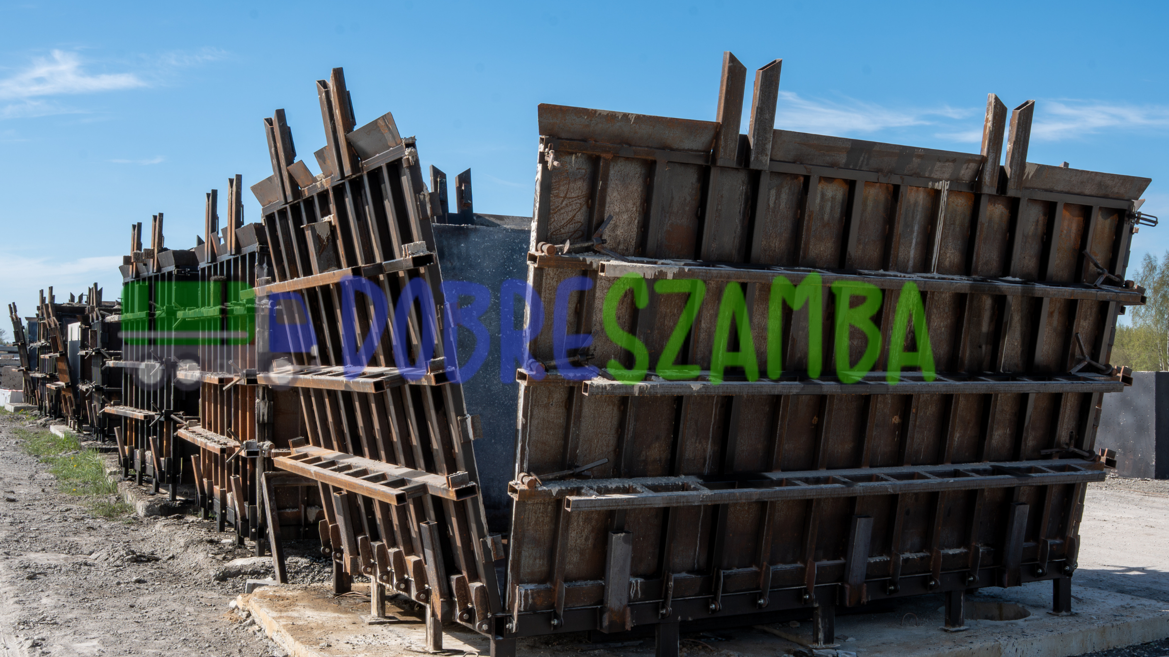 podziemny betonowy zbiornik na wodę deszczową